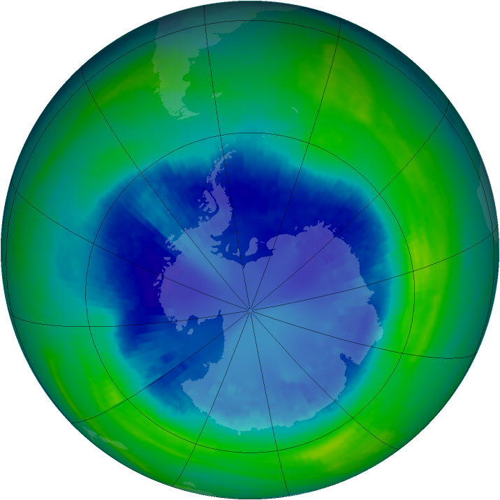 Ozone Map 2004-09-04